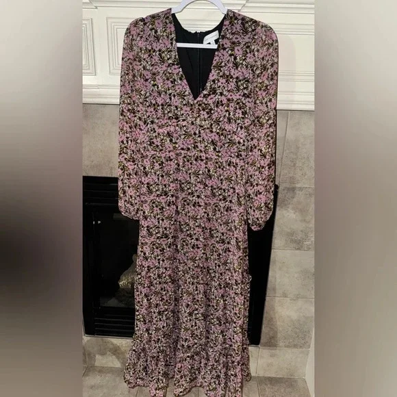 Lost + Wander Lovestoned Maxi Dress Women's Floral Tiered Lined Dress Size Small - Picture 4 of 14